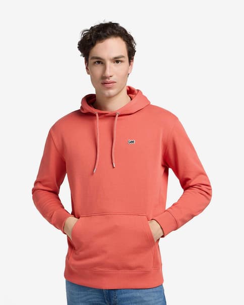 Lee Plain Hoodie orange