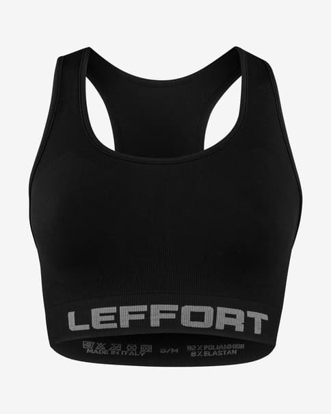 Sujetador Leffort Train Seamless negro