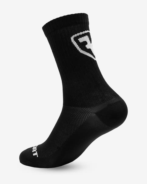 Calcetines de compressión Leffort Crew negro