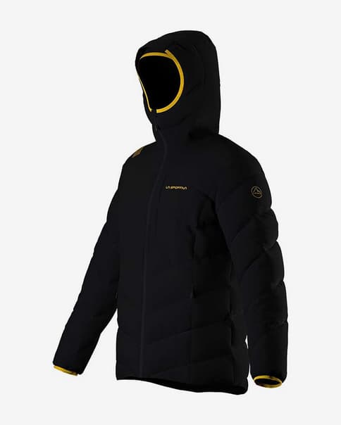 Chaqueta con capucha La Sportiva Bivouac Down negro
