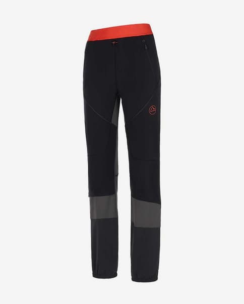 Pantalón largo La Sportiva Kyril Regular negro gris rojo mujer