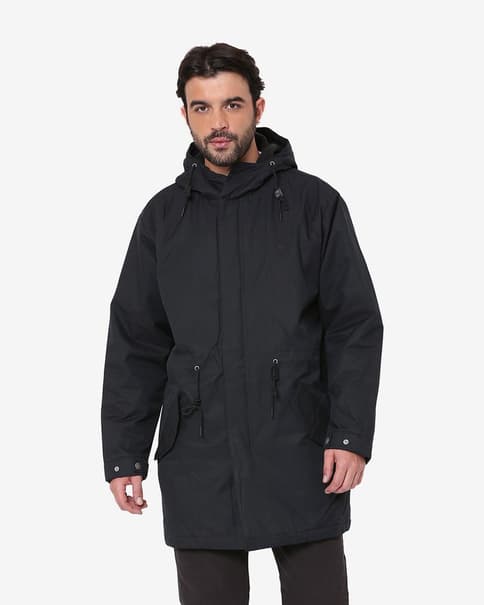 Chaqueta con capucha Levi's Woodside Comp negro puro