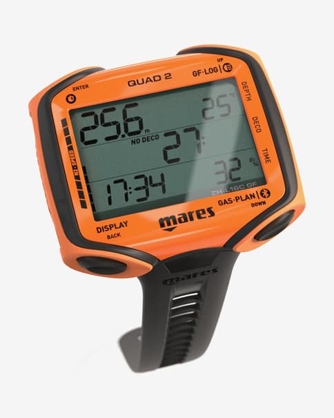Ordinateur de plongée Mares Quad 2 orange