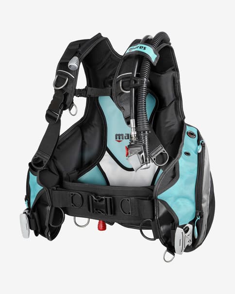 Gilet da immersione Mares Prestige She Dives blu pastello nero donna
