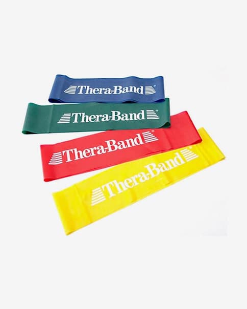 Banda elástica Thera-Band Loop verde resistência forte 30,5 x 7,6 cm
