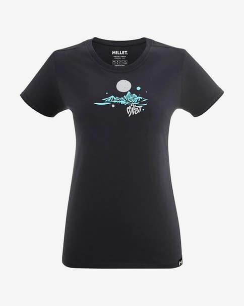 Camiseta Millet Wawona TS manga corta negro azul mujer