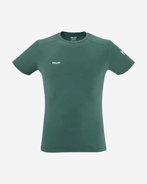 Camiseta Millet Fusion manga corta verde ópalo