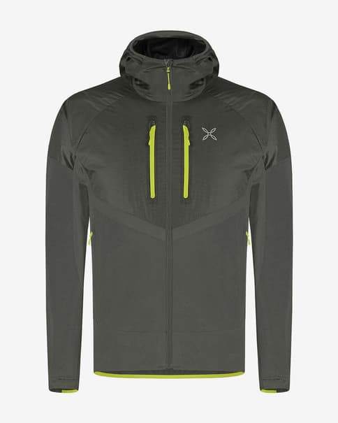 Chaqueta con capucha Montura Spitze Hybrid negro intenso