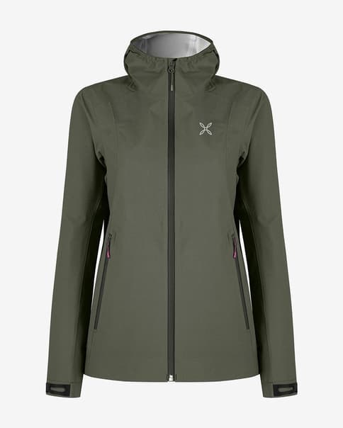 Chaqueta con capucha Montura Nordik verde bosque mujer