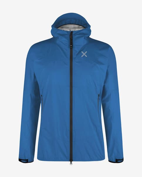 Chaqueta con capucha Montura Upland 3L azul eléctrico