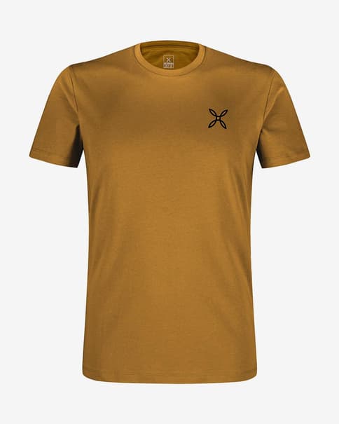 Camiseta Montura Balance manga corta marrón claro