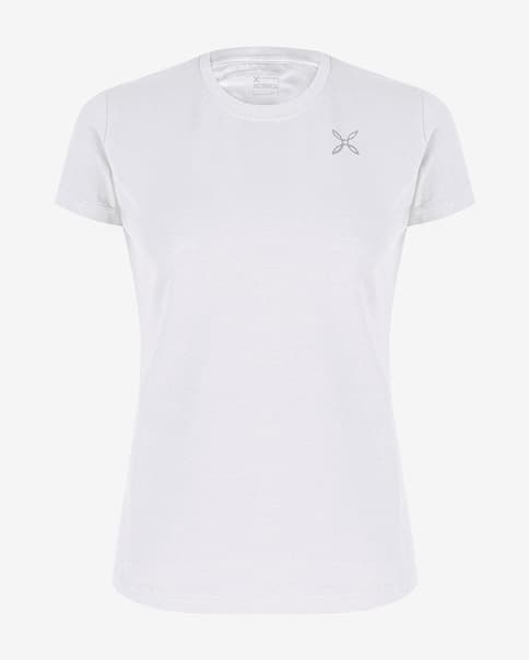 Camiseta Montura Pencil Logo manga corta blanco puro mujer