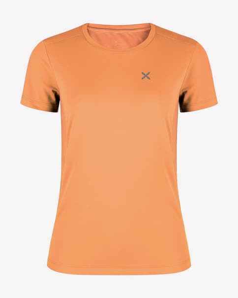Camiseta Montura Sunset manga corta naranja intenso mujer