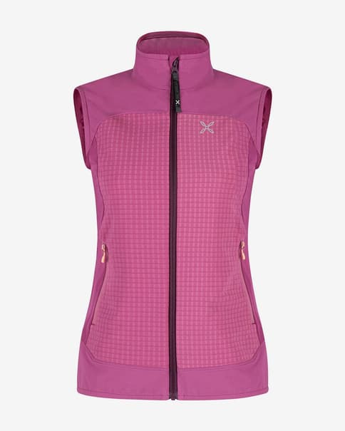 Chaleco Montura Seed rosa claro mujer