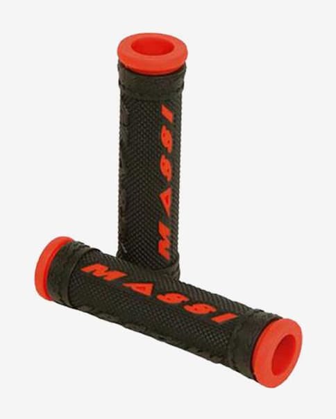 Puños Massi Comp Double Density Gel negro rojo