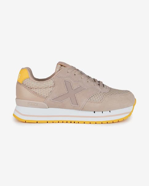 Zapatillas Munich Dash Sky rosa naranja mujer