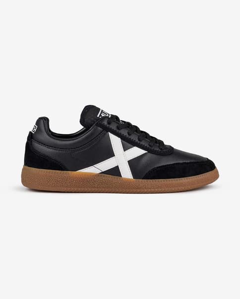 Zapatillas Munich Rumba negro blanco marrón