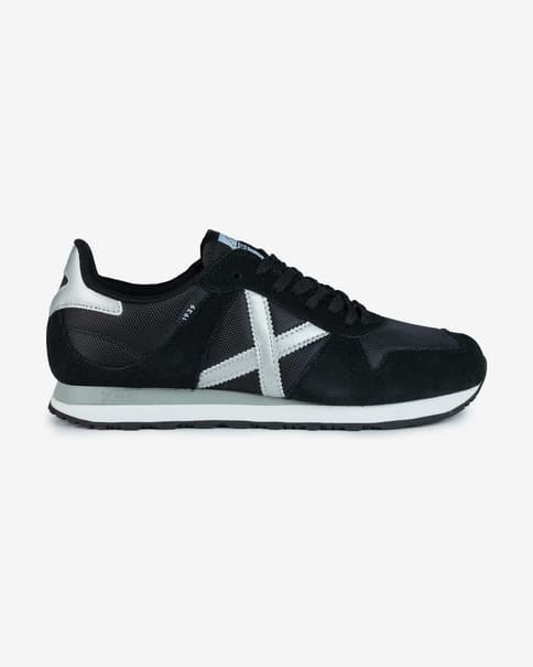 Zapatillas Munich Massana negro plateado