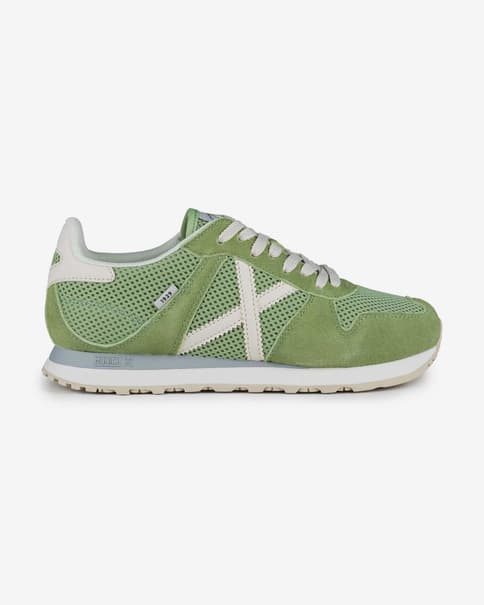 Zapatillas Munich Massana Classic verde claro blanco mujer