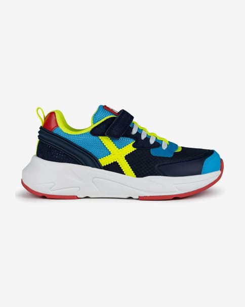 Zapatillas Munich Mini Track VCO negro azul verde infantil