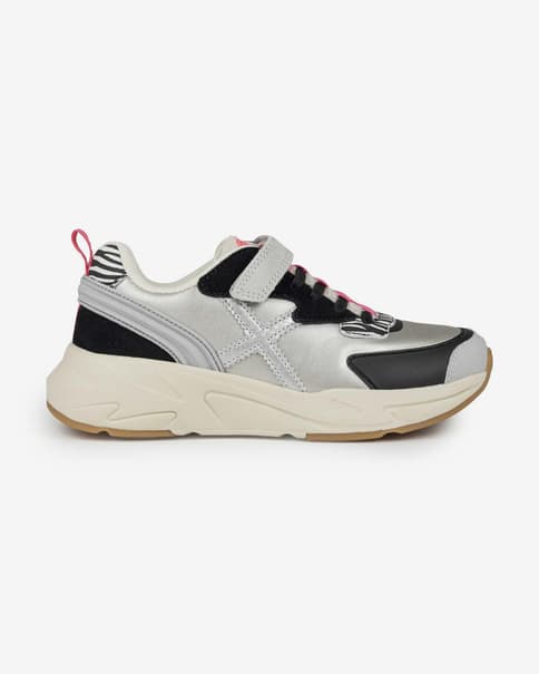 Zapatillas Munich Mini Track VCO gris negro infantil