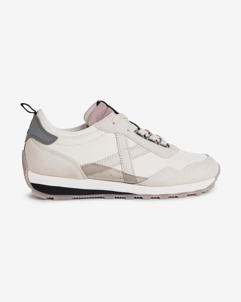 Zapatillas Munich UM Sky beige blanco mujer