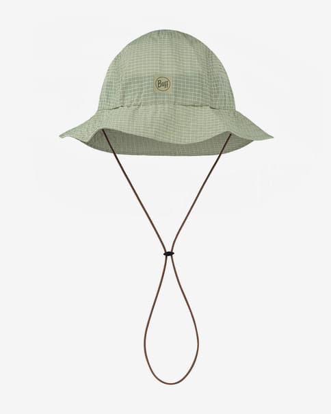 Chapeau Buff Go Bucket Solid vert blanchâtre
