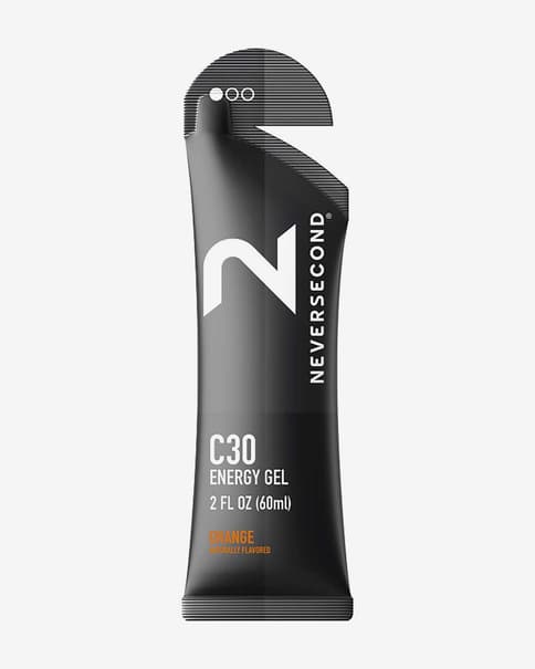 Gel energético Neversecond C30 60 ml sabor naranja (12 unidades)