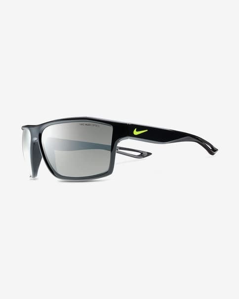 Gafas Nike Legend negro amarillo con lentes Grey Silver Flash espejadas