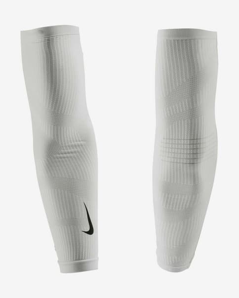 Manguitos Nike Zoned Arm blanco puro