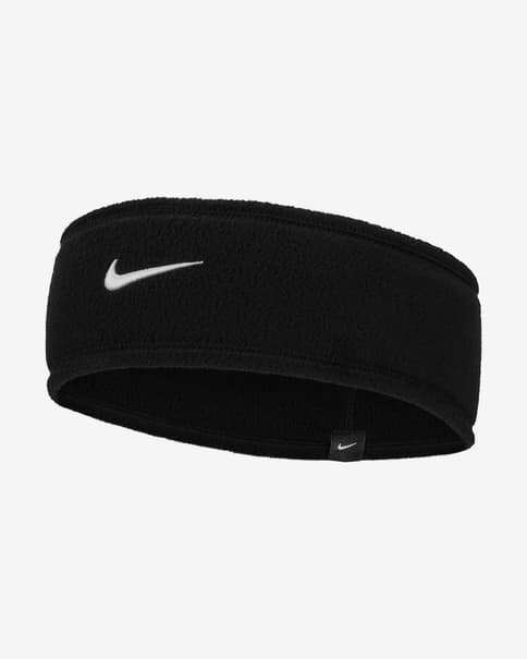 Cinta para la cabeza Nike One Therma-Fit negro intenso