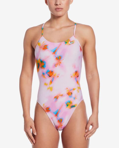 Bañador Nike Swim Performance Practice Cutout One Piece rosa negro azul mujer
