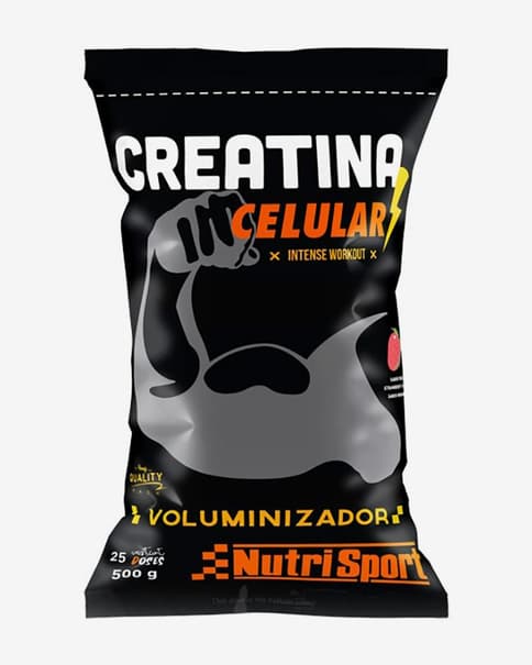 Bolsa NutriSport Creatina Celular sabor fresa 500 g
