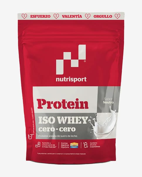 Batido NutriSport Iso Whey Cero Cero sabor neutro 500 g