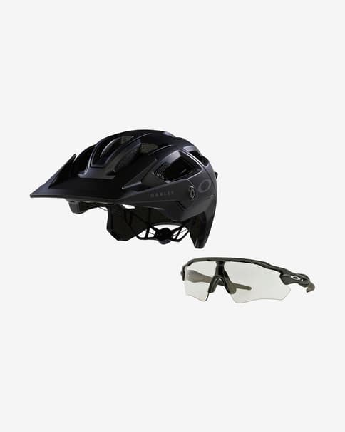 Kit casco Oakley DRT5 Maven MIPS + Gafas Oakley Radar EV Path Grey con lentes Clear to Black Iridium