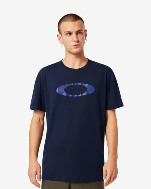 Camiseta Oakley O-Bold Ellipse manga corta azul marino