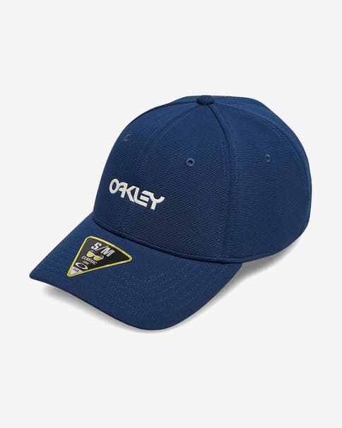 Gorra Oakley 6 Panel Stretch Embossed azul noche