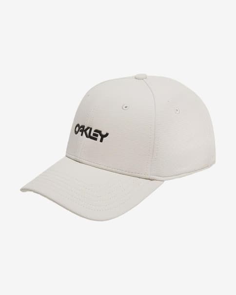 Gorra Oakley 6 Panel Stretch Embossed blanco puro negro