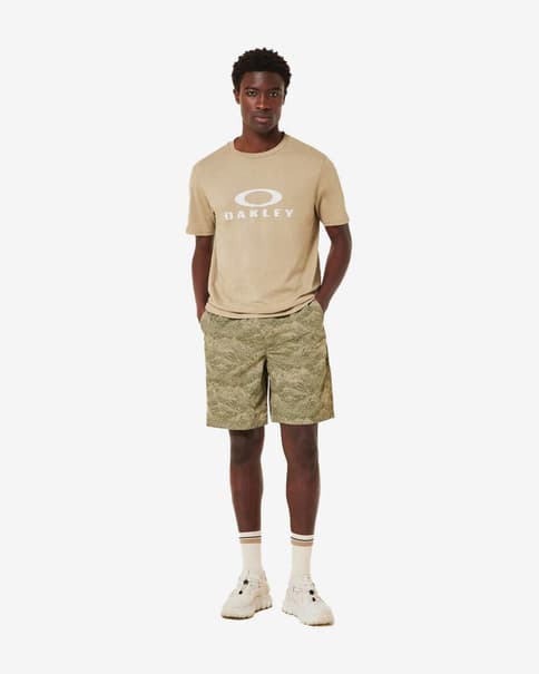 Camiseta Oakley O-Bark 2.0 manga corta beige blanco