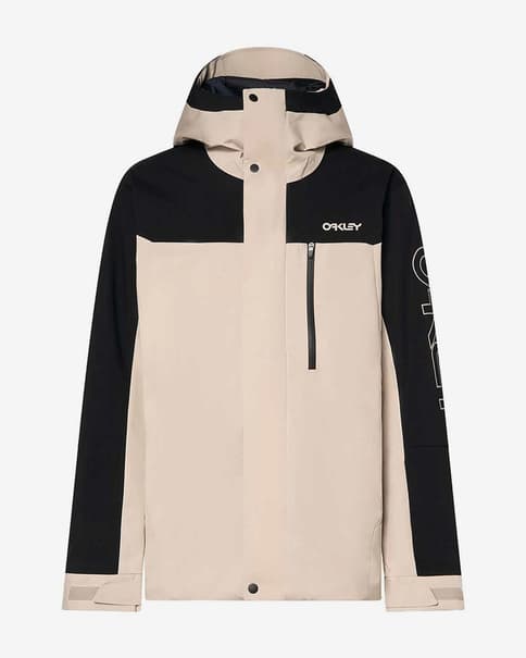 Chaqueta con capucha Oakley TNP TBT beige claro negro