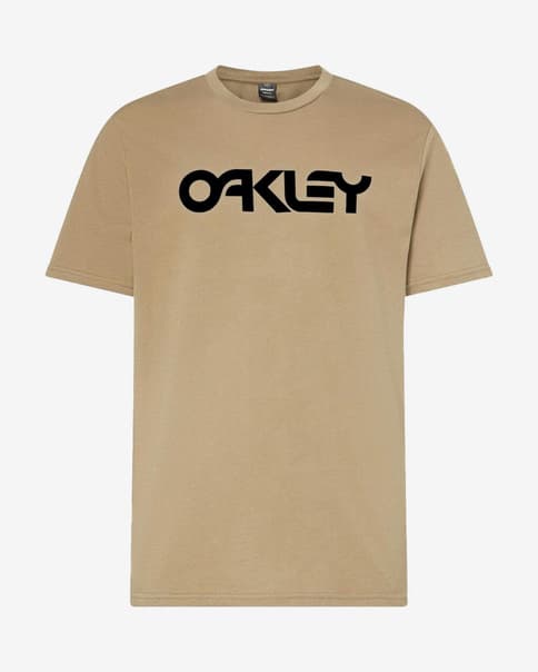 Camiseta Oakley Mark II manga corta beige negro