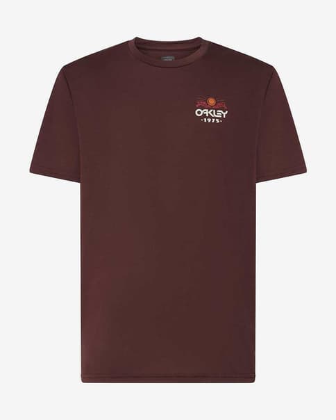 Camiseta Oakley Sunny Rogue B1B manga corta marrón oscuro