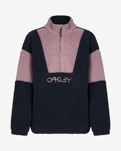 Forro polar Oakley TNP Half Zip RC negro intenso rosa mujer