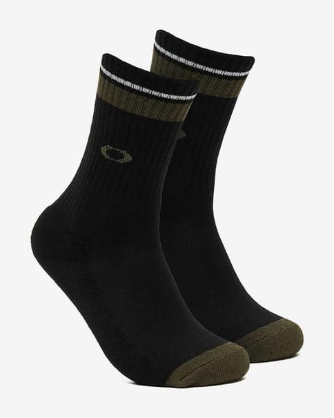 Calcetines Oakley Essential negro verde (3 pares)