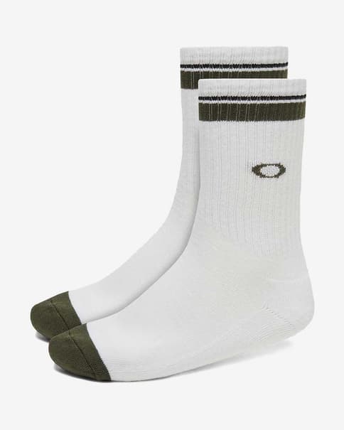 Calcetines Oakley Essential blanco verde (3 pares)