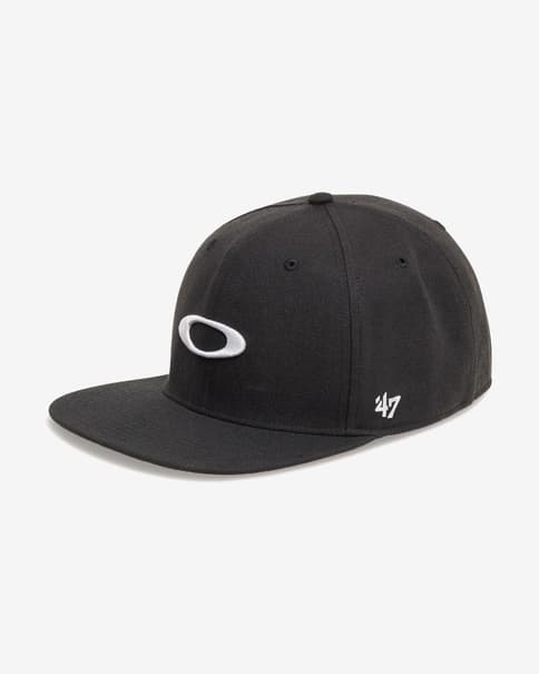 Gorra Oakley 47 Oakley B1B Ellipse negro puro blanco