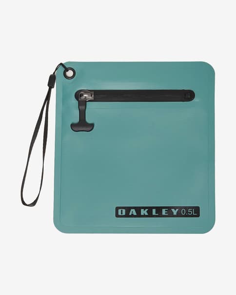 Cartera Oakley Barrel azul turquesa negro