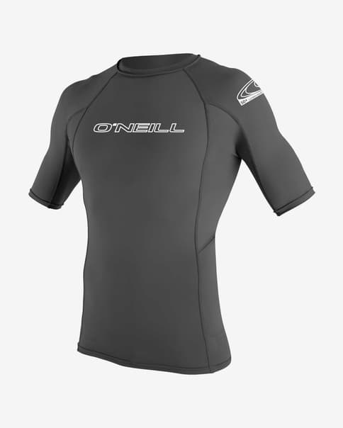 Camiseta O'Neill Basic Skins Rash manga corta gris oscuro