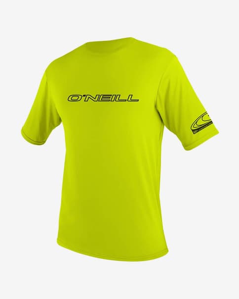 O'Neill Basic Skins Sun T-shirt met korte mouwen limoengeel