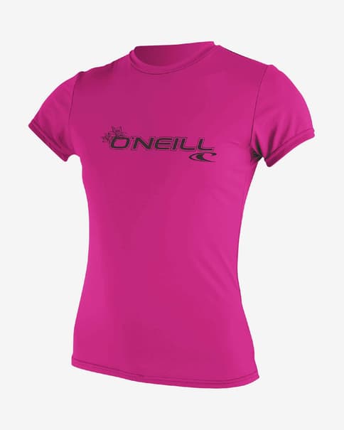Camiseta O'Neill Basic Skins Sun manga corta rosa fucsia mujer